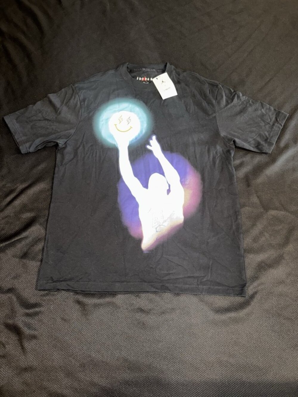 NWT Air Jordan x J Balvin T-Shirt Mens Size M Black DR2962-010
